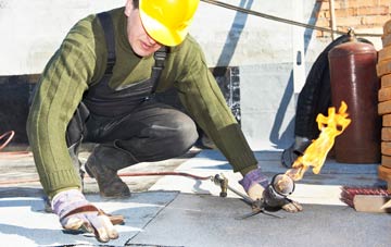 Framlingham flat roof construction